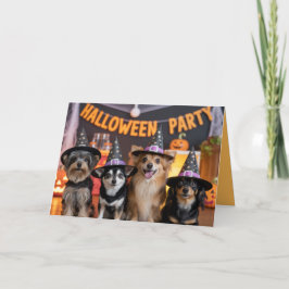Canine Halloween Party Uitnodiging