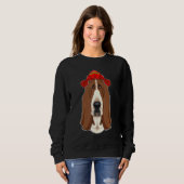 Canine Handler I Fireman Dog I Firefighter Basset Trui (Voorkant volledig)