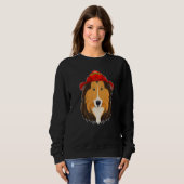 Canine Handler I Fireman Dog I Firefighter Collie Trui (Voorkant volledig)