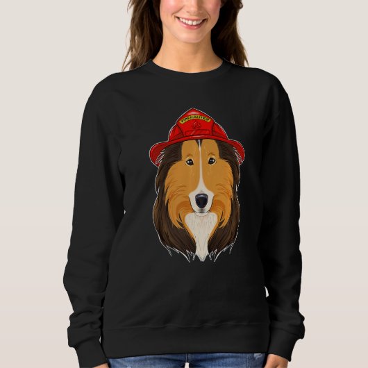 Canine Handler I Fireman Dog I Firefighter Collie Trui (Voorkant)
