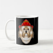 Canine Handler I Fireman Dog I Firefighter Havanes Koffiemok (Links)