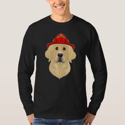 Canine Handler I Fireman Dog I Firefighter Labrado T-shirt (Voorkant)