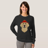 Canine Handler I Fireman Dog I Firefighter Labrado T-shirt (Voorkant volledig)