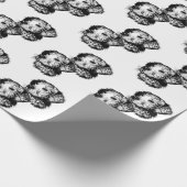 Canine Head schets Cadeaupapier (Hoek)
