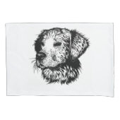 Canine Head schets Kussensloop (Voorkant)