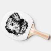 Canine Head schets Tafeltennisbatje (Zijkant)