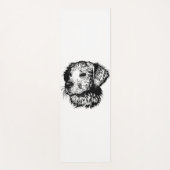 Canine Head schets Yogamat (Voorkant)