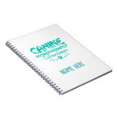 Canine Hydrotherapeut Extraordinaire Speciaal Notitieboek (Rechterzijde)