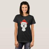 Canine I Fireman Dog I Firefighter West Highland T T-shirt (Voorkant volledig)