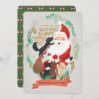 Canine Kerstfeestdag Kaart