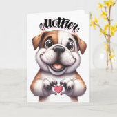 Canine Love - Bekijk binnen Kaart (Gele Bloem)