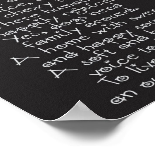 Canine Love Poster (Hoek)