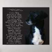 Canine Love Poster (Voorkant)