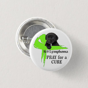 Canine Lymfoom - Kankerbites Ronde Button 3,2 Cm