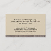 Canine Pack | Dog-opleiding Visitekaartje (Achterkant)