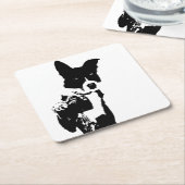 Canine Photographer Kartonnen Onderzetters (Schuin)