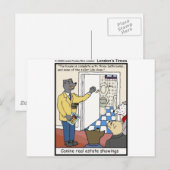 Canine Real Estate Sales Funny Gifts & T - shirts Briefkaart (Voorkant / Achterkant)