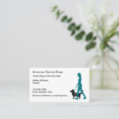 Canine Service and Guide Dog Thema Visitekaartje (Staand voorkant)