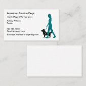 Canine Service and Guide Dog Thema Visitekaartje (Voorkant / Achterkant)