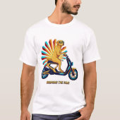 Canine Swagger brengt het T-shirt van Roar Dog (Voorkant)