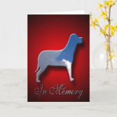 Canine Sympathiekaart in geheugen Kaart (Gele Bloem)