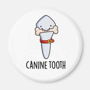 Canine Tooth Funny Dental Pun Magneet