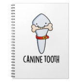 Canine Tooth Funny Dental Pun Notitieboek (Voorkant)