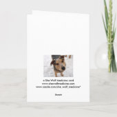 Canine Vet Afstuderen Gefeliciteerd met je Afstude Kaart (Achterkant)