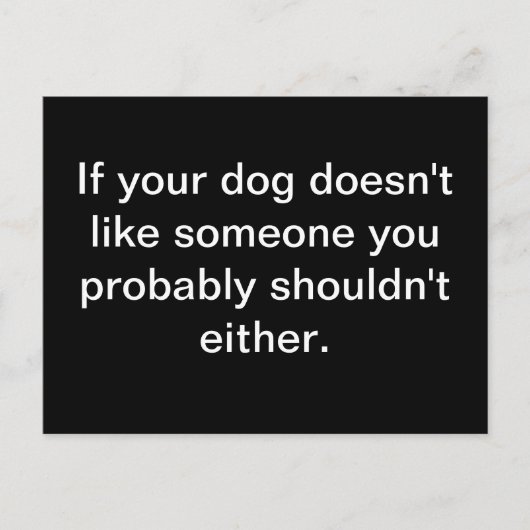 Canine Wisdom - Briefkaart (Voorkant)