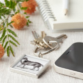 Canis Antarcticus Sleutelhanger (Zijkant)