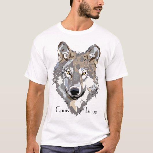 Canis Lupus 1 T-shirt (Voorkant)