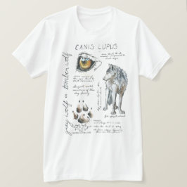Canis Lupus Wolf Illustration T-Shirt
