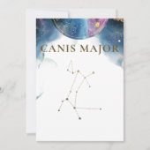 Canis Major Constellation, Celestial Table Number (Voorkant)