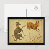 Canis Major, Lepus, Columba Noachi Cela Sculptoris Briefkaart (Voorkant / Achterkant)