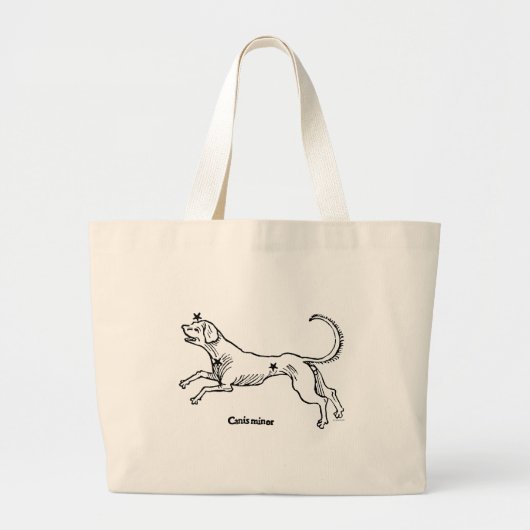 Canis Minor, 1482 Grote Tote Bag (Voorkant)