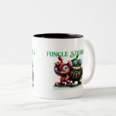 Canker & Dinky Classic Two-Tone Coffee Mok (Voorkant rechts)