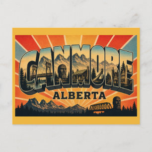 Canmore Alberta Bergstad Briefkaart