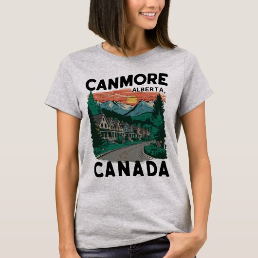 Canmore Alberta, Canada. T-shirt (Voorkant)