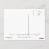 Canmore, Alberta, de beste plek op Ea... Briefkaart (Achterkant)