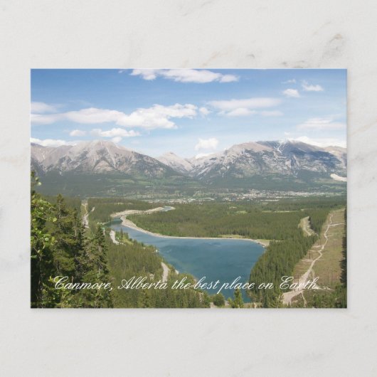 Canmore, Alberta, de beste plek op Ea... Briefkaart (Voorkant)
