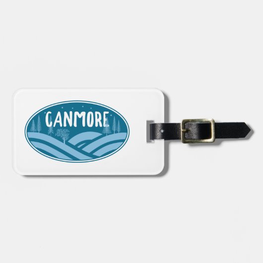 Canmore Alberta Outdoors Bagagelabel (Voorkant horizontaal)