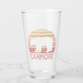 Canmore Alberta Retro Beer Glas (Voorkant)