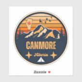 Canmore, Alberta Sticker (Vel)