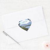 Canmore, Canada landschap Hart Sticker (Envelop)