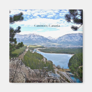 Canmore, Canada picturesque photo Magneet