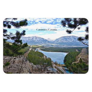 Canmore, Canada-schilderachtig foto Magneet