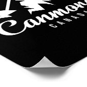 Canmore Canada Skigebied Snowboarden Poster (Hoek)