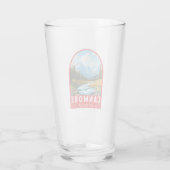 Canmore Canada Travel Art Vintage Glas (Achterkant)