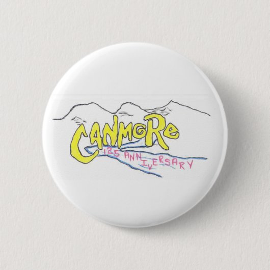 canmore logo ronde button 5,7 cm (Voorkant)