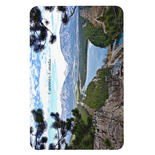 Canmore, schilderachtig Canadese foto Magneet (Verticaal)